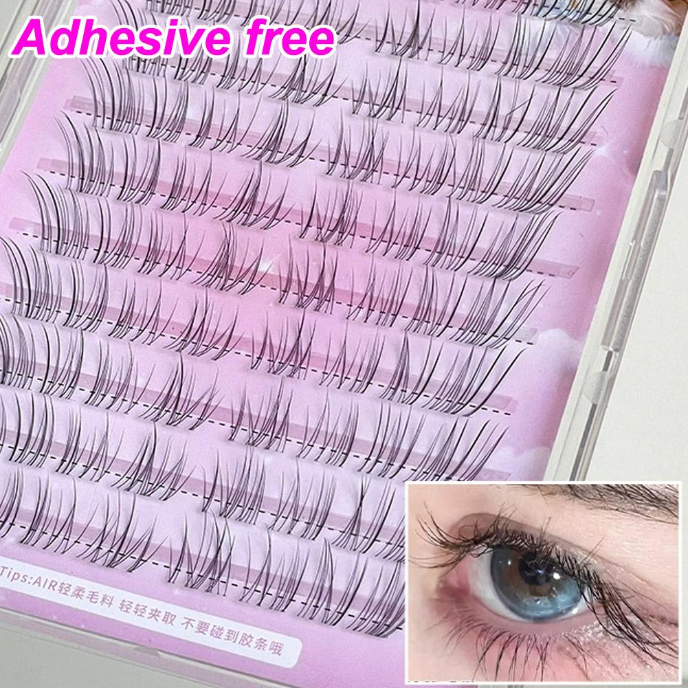 DIY Fox Style False Eyelash 10 Rows 8-14mm Soft Natural Curly Foxes Cluster Segmented Eyelash Extensions Lashes Makeup Tool