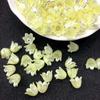 Fashion 20PCS 8.5*11mm Acrylic Imitation Pearl Color Elegant Creative Hair Accessories New DIY Hairpin Flower Colorful