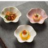 Lotus-shaped Ceramic Dipping Dish Retro Sauce Dish Multi-functional Mini Fruits Bowl  Party