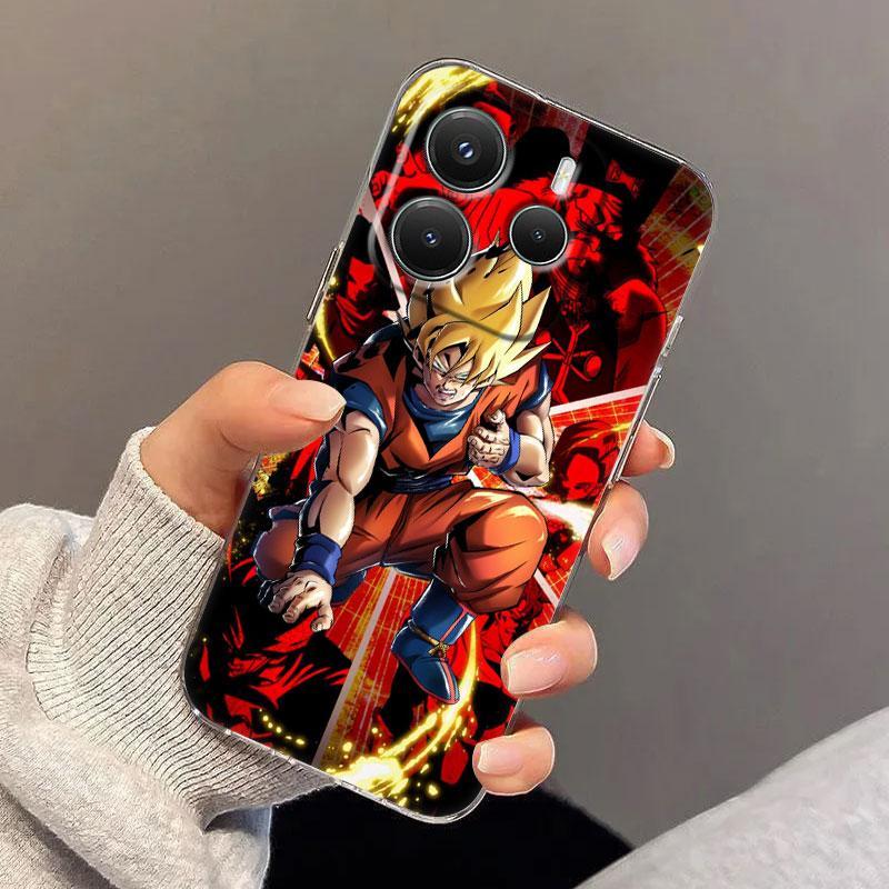 Dragon-Balls Super Goku Anime Case For Xiaomi Redmi Note 15 14 13 12 11 10 Pro Plus 5G Cover For Redmi 15C 15 14C 13C Phone Case