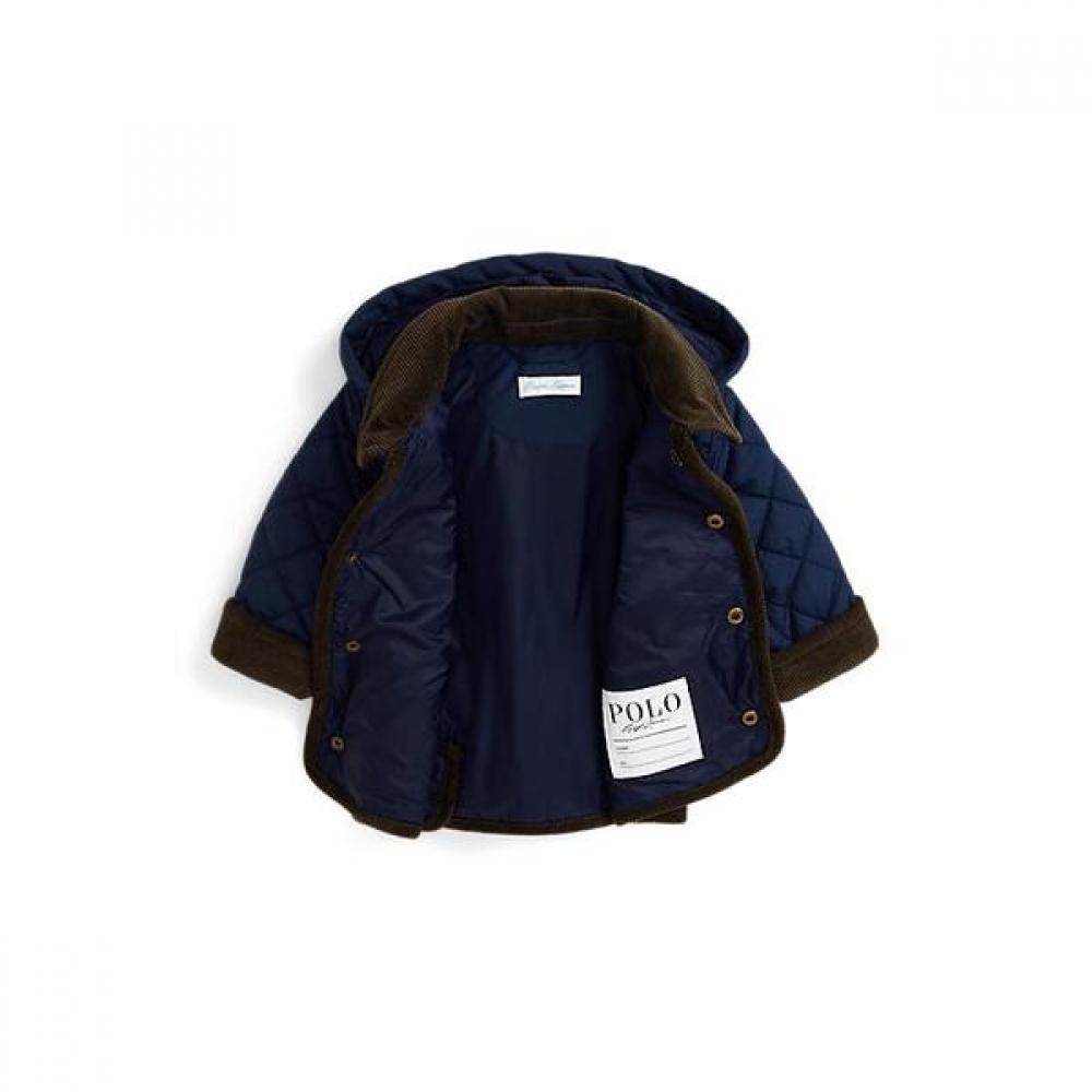 Ralph Lauren Baby Boys Hooded Half Jacket  Cwpootwi6020086410 