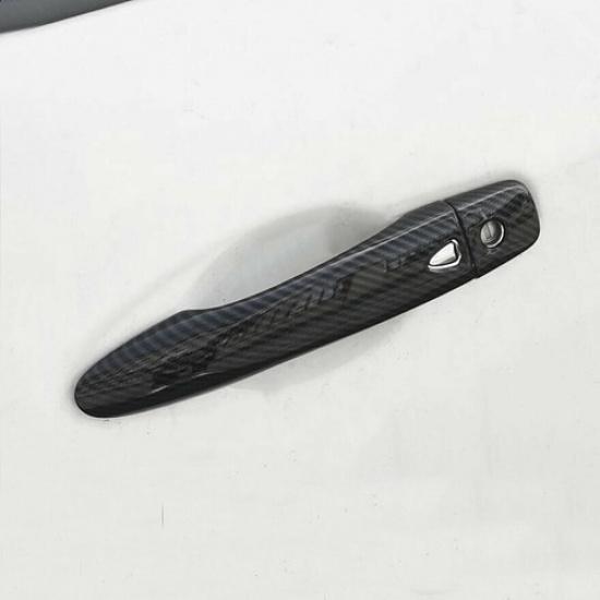 Fit For Nissan Rogue Sport 2017- Carbon Fiber ABS Car Door Handle Cover Trim