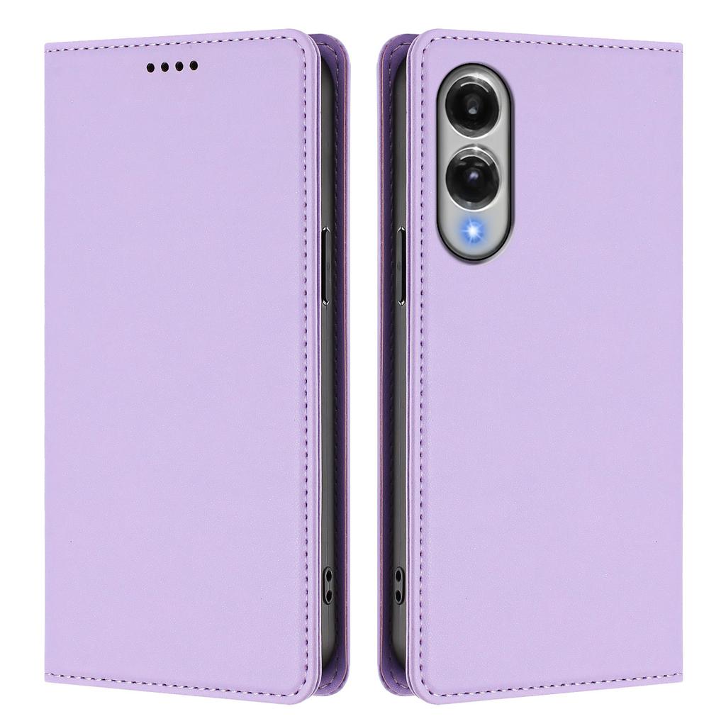 For Samsung Galaxy S25 Edge Leather Wallet Case Magnetic Closure RFID Blocking Phone Cover