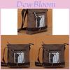 Attack On Titan Canvas Shoulder Bag For Men With Durable Fabric And Cartoon Print