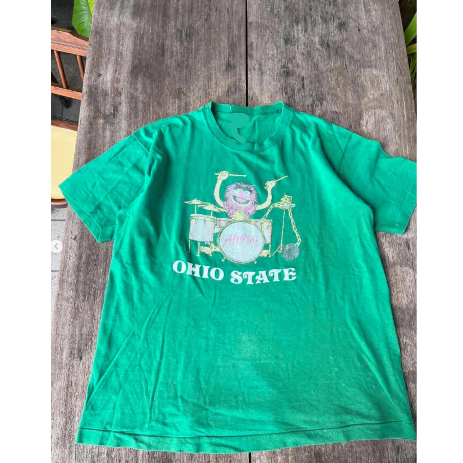 1970’s Vintage OHIO STATE , The Muppet Show - Fozzie Bear TEE Reprint L