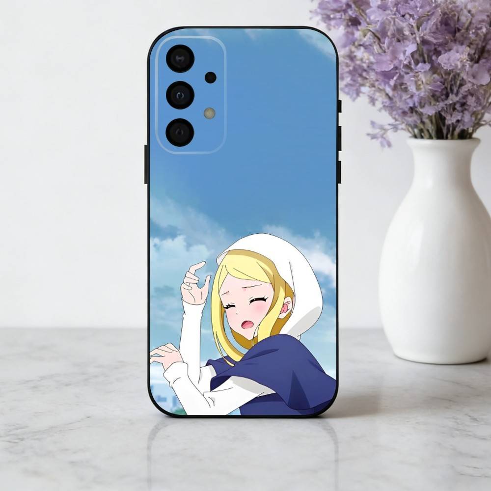 S-Sasaki and P-Peeps Phone Case For Samsung Galaxy A73,A72,A71,A70,A53,A52,A51,Others Soft Black Shell