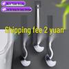Soft Bristle Elbow Toilet Cleaning Brush