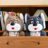 New Sitting Version Husky Doll Cute Two Ha Plush Toy Girls Sleeping Rag Doll Children's Birthday Gift