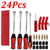 1-36Pcs Motorcycle Tyre Changing Levers Bike Tire Repair Tool Car Spoon Rim Protector Tire Kit Auto Tire Replacement Lever Tool
