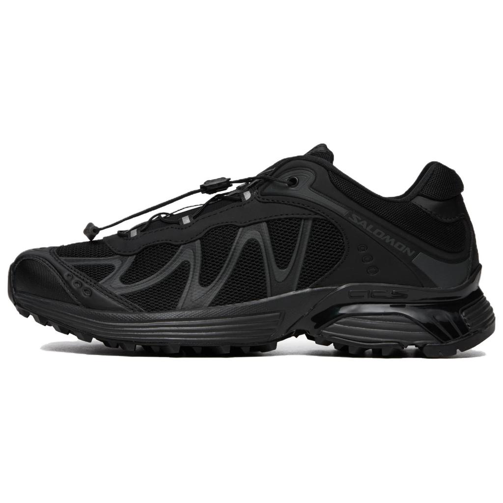 SALOMON Xt-Whisper Round Toe Durable Low-Top Casual Trail Running Shoes Unisex Sneaker Black 477620