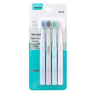 Beijiajie Maifeng F637 Zahnbürste mit weichen Borsten 4er-Pack