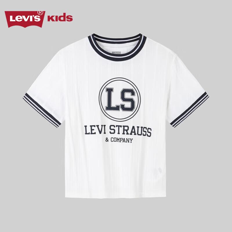 LEVI S Kids  Unisex Striped Short Sleeve T-Shirt 110/56