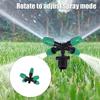 Green Atomizing Sprinkler Garden Sprinkler 360 Degree Atomizing Nozzle Adjustable Atomizer Nozzle For Garden Irrigation System