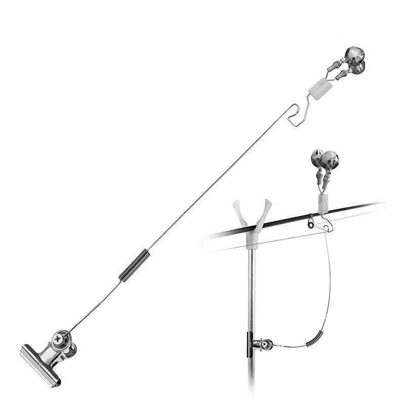 1 stk Fiskebjelle Bitealarmer Rustfritt Fiskestang Bite Agn Alarm Karp Utstyr Antikorrosjon Antirust Fiskeutstyr