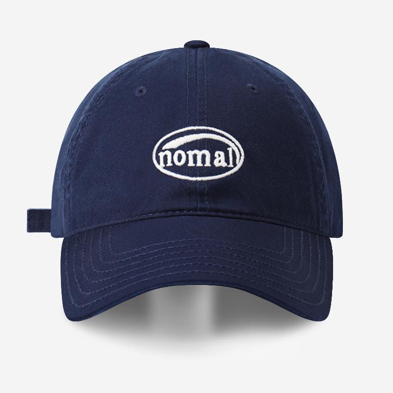 Peaked cap new summer dome embroidered baseball cap fashionable face small men's and women's hats