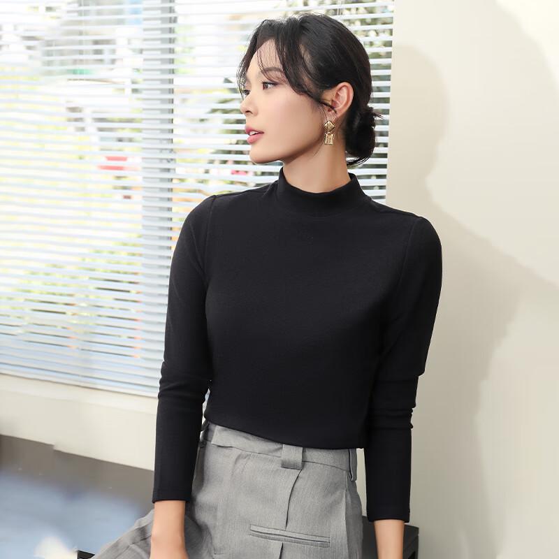 Fengxun Unisex De Rong Thickened Semi-High Collar Long Sleeve Base Layer Top FXPSPY08 L