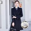 Women's Thickened Wool Blend Professional Mid-Length Coat