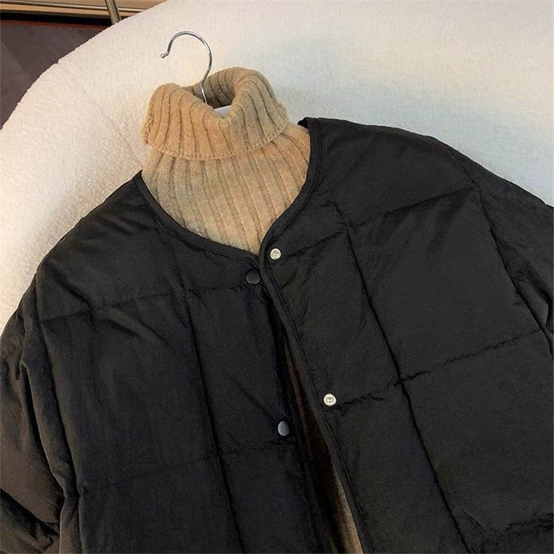 Damska jesienno-zimowa kamizelka w stylu vintage z dekoltem w serek, casualowa kurtka z krótkim rękawem