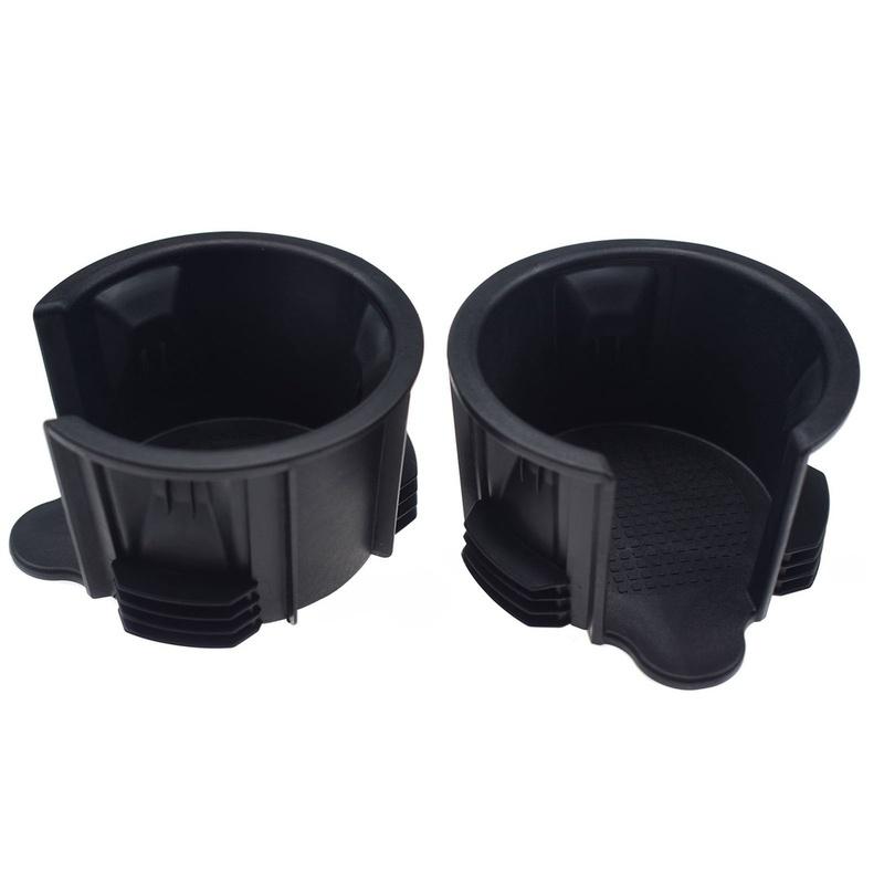 For Land Rover LR2 2008-2015 Console Drink Holder Center Cup Holder Black Plastic Cup Holder Direct Replacement Black Finish