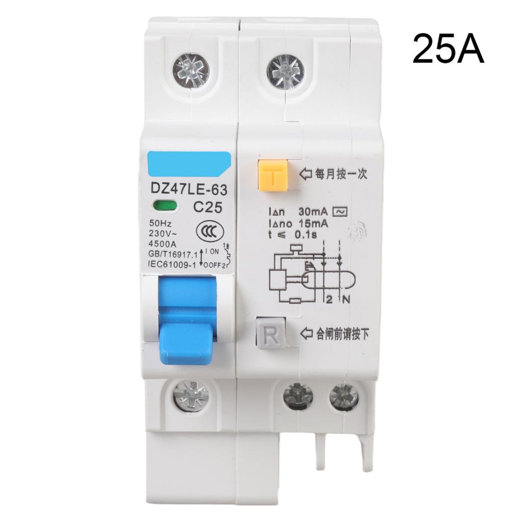 Din Rail Mount Current Circuit Breaker with Overload Overvoltage for Protection Leakage Surge Protector Multi-models