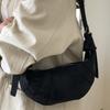 Autumn casual fashion underarm dumpling bag fashionable croissant retro matte leather shoulder messenger bag bag women