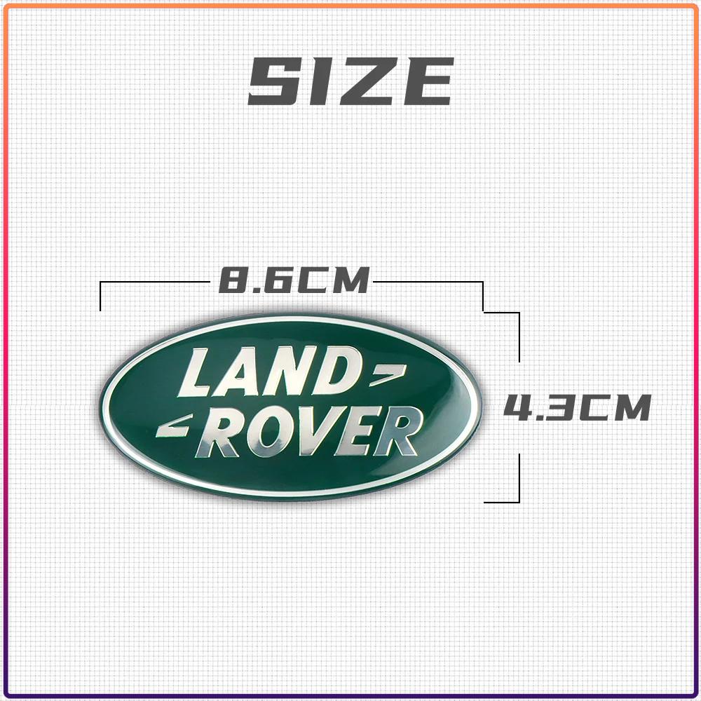 1 Pezzo Adesivo Griglia Anteriore Auto Emblema Bandiera UK Accessori Auto Per Land Rover Discovery 3 4 R4 Range Rover Evoque Sport Dander 2 3