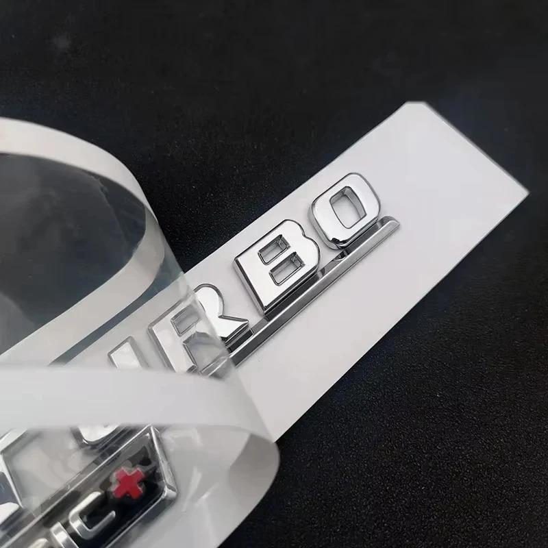 ABS For Mercedes-Benz A35 A45 AMG W177 W176 A35 A45 A45S TURBO 4MATIC Car Trunk Letters Emblem Badge Stickers Accessories PI1