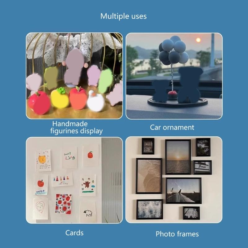Double Sided Dots Tape Invisible Clear Adhesive Dots Sticker Strong Adhesion for Display Toy Models and Cartoon Figures