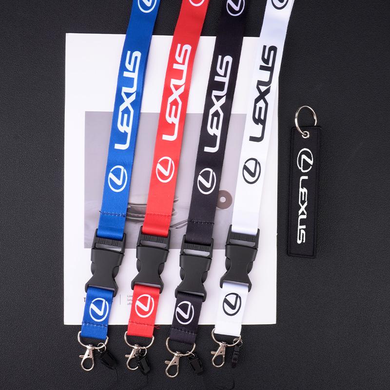EAV3 Car Motorrad Lanyard Nylon Printing Style Keychain for Lexus ES300 RX330 RX300 GS300 IS250 IS200 CT200h IS300 NX RX LX GX GS