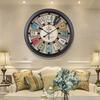 Retro Industrial Style Artistic Creative Gear Clock Shop Bar Living Room Personalized Decoration Iron Table Clock