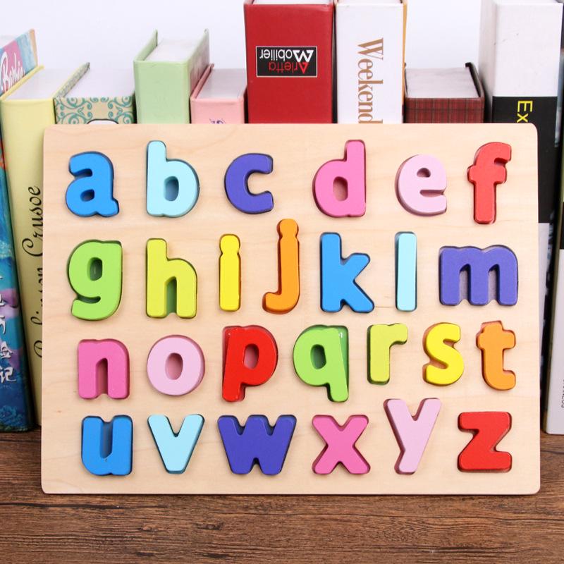 

Wooden Hand-Grip Board for Children s Shape and Letter Recognition - Early Education Toy