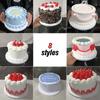 Plastic Birthday Cake Model European-style Fruit strawberry Imitation Food Model Display Window Shooting Dummy Sample