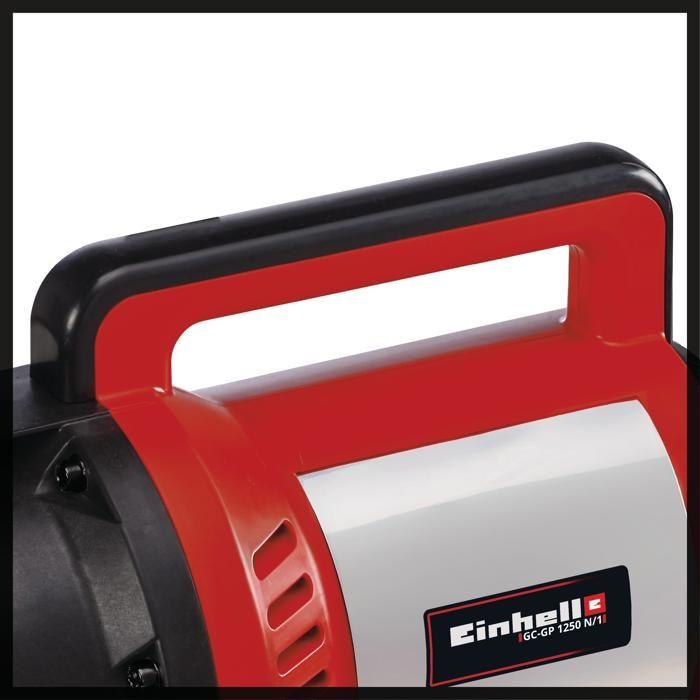 Einhell Pompe d'arrosage GC-GP 1250 N (1250 W, indicateur du niveau d'eau, avec bouchon de purge)