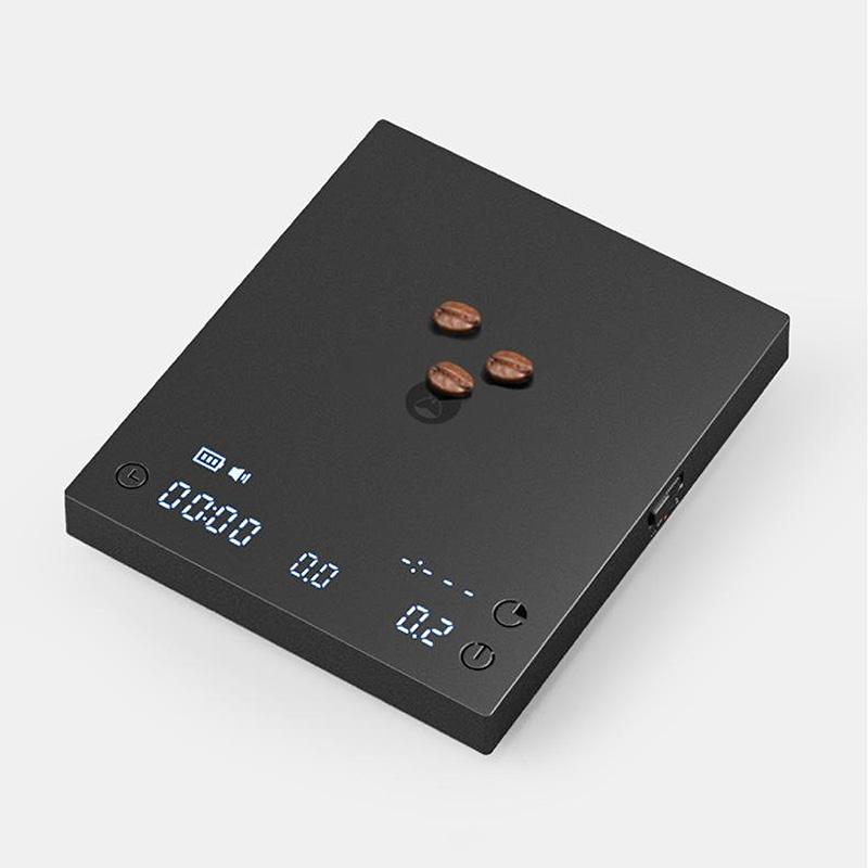 TIMEMORE Black Mirror Basic 3 Weighing Platform Coffee Food Kitchen Digital Scale Black/White Sleeker Smarter Light Weight Mini