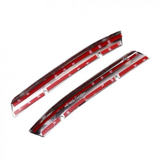 2P ABS Chrome Front Bumper Lower Grille Strip Cover Trim For Mazda CX-5 17-