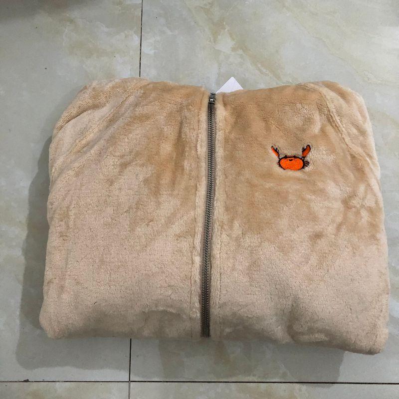

Sweater Autumn and Winter New Foreign Trade Hooded Collar Pocket Plush Lotus root starch B- 9-1-1 XS