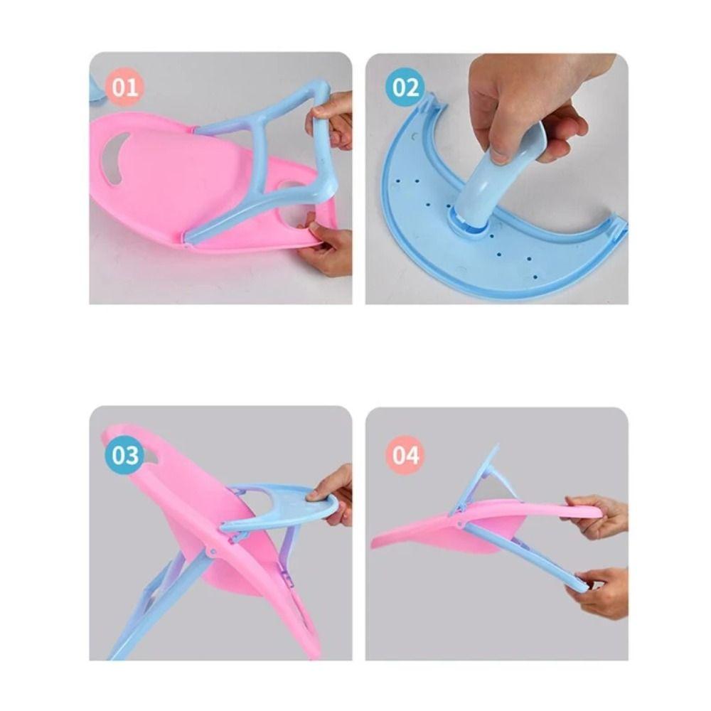 Fashion Pet Mini Feeding Chair Plastic Pet Dining Chair Pet Accessories Hamsters Chair  Photo Props