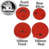 Car Sticker 2025 Hot 8cm 9cm 10cm Emblem Car Front Hood Badge Rear Trunk Sticker For Skoda S Skoda Kodiaq Fabia Kamiq Karoq Octa