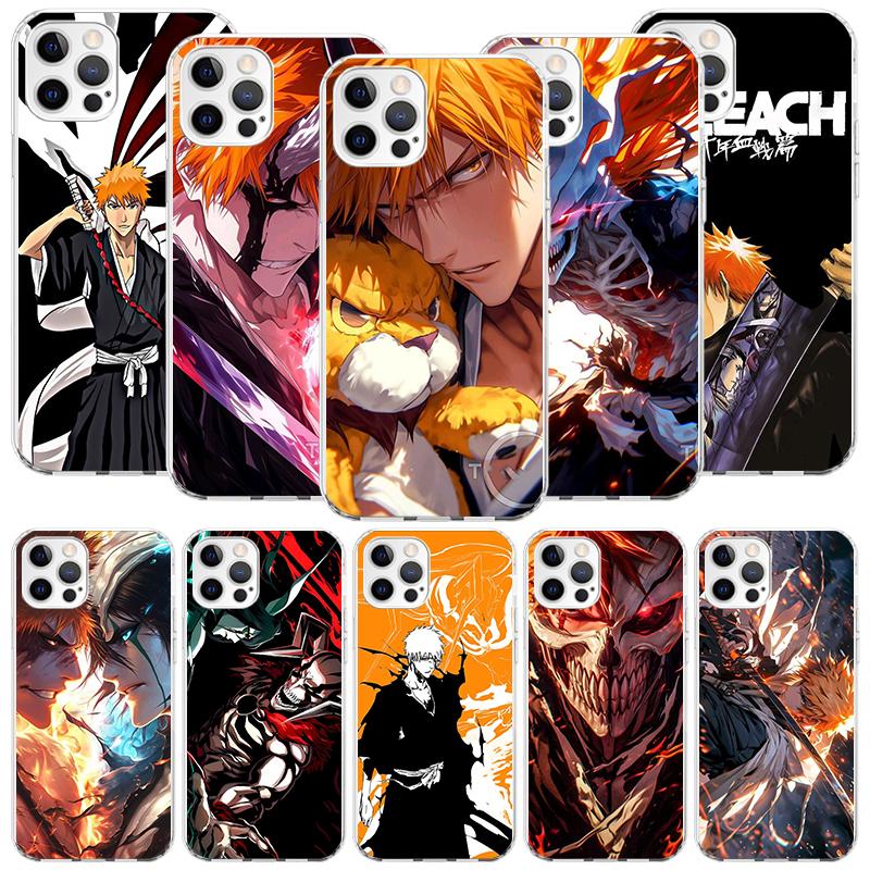 Kurosaki Ichigo Bleach Phone Case For iPhone 17 Air 16 15 Plus 11 14 Pro Max 13 Mini 12 7 8 + SE Pattern Art Customized Cover 17