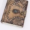 Journal en Cuir Œil du Mal avec Fermoir 160 Pages