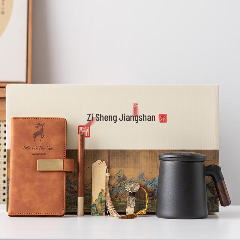 Yipan  A Thousand Li of Rivers and Mountains  Ceramic Filter Mug