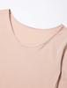 Aero Capsule Inner Lightweight and Size LL Wing/Wacoal Women's Top, Warm, 3/4 Sleeves, U-Neck, EL2746,