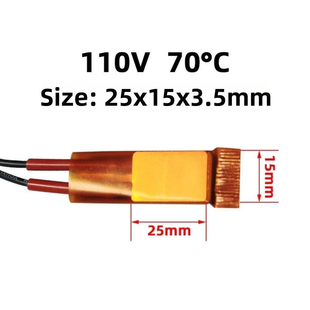 60-270 Degrees Heating Element 12V 24V 110V 220V Curlers Heater  For Miniature Heating