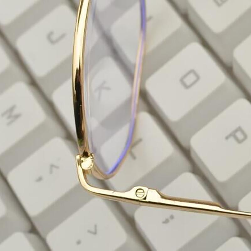 Óculos Armação de Liga Ultraleve Simples Masculino Feminino Óculos Anti Luz Azul Festa Decorar Óculos Óculos Falsos