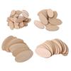 DIY Wooden Oval Slices for Creative Painting and Educational Crafts
