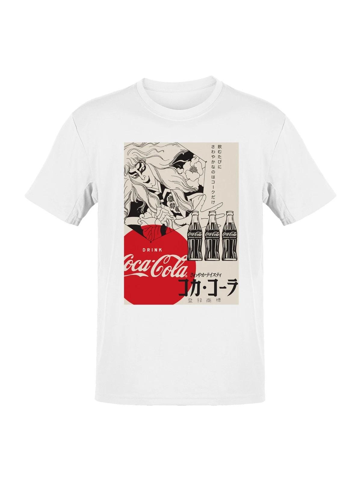 Coca Cola Japanese Kabuki Art Men s T-shirt XXL