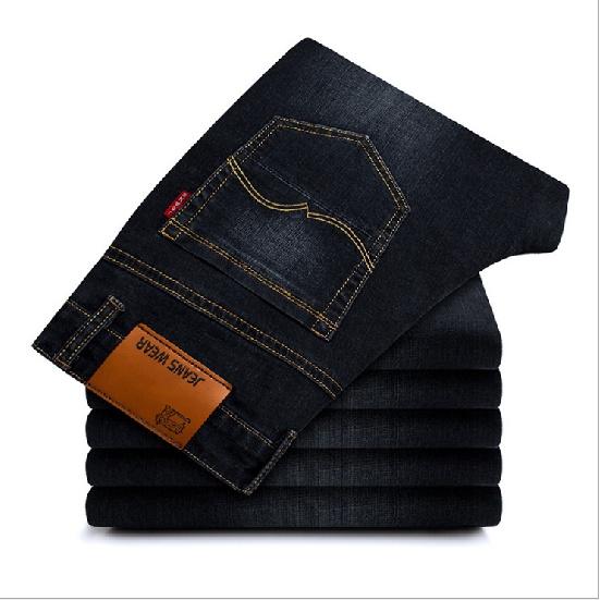 2024 Spring And Autumn New Versatile Men'S Jeans Straight Tube Loose Trendy Brand Business Slimming Trendy Pants
