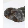 Daks Black Lambskin Rex Fur Trim Touchscreen Gloves