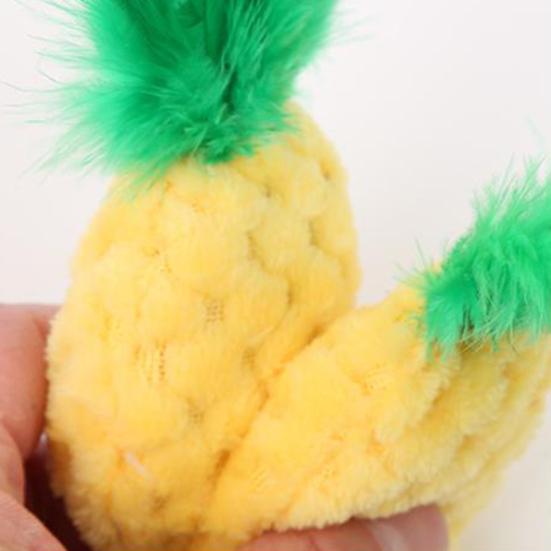 Pet Cats Kitten Catnip Cute Pineapple Shape Bite-resistant Interactive Play Toy