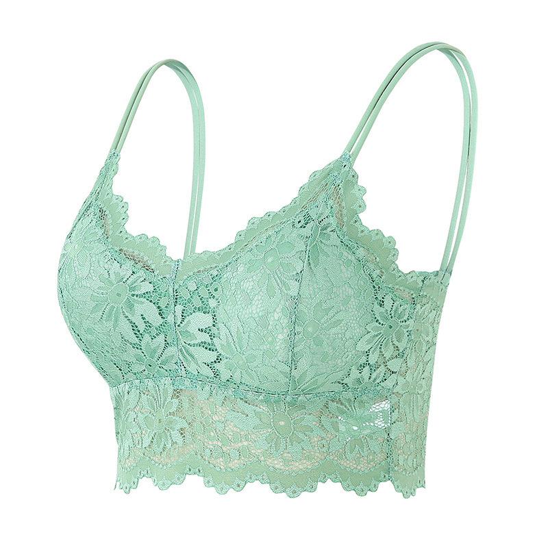 Women's Lace Anti-Exposure Strapless Top with Beautiful Back Design